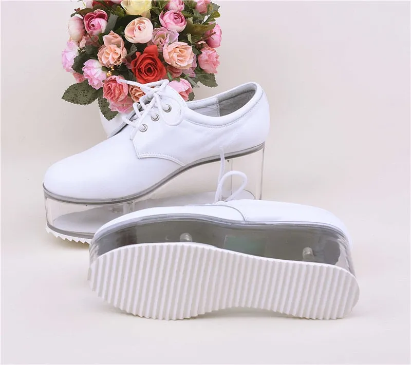 Trendy Transparent Casual Heel Shoes