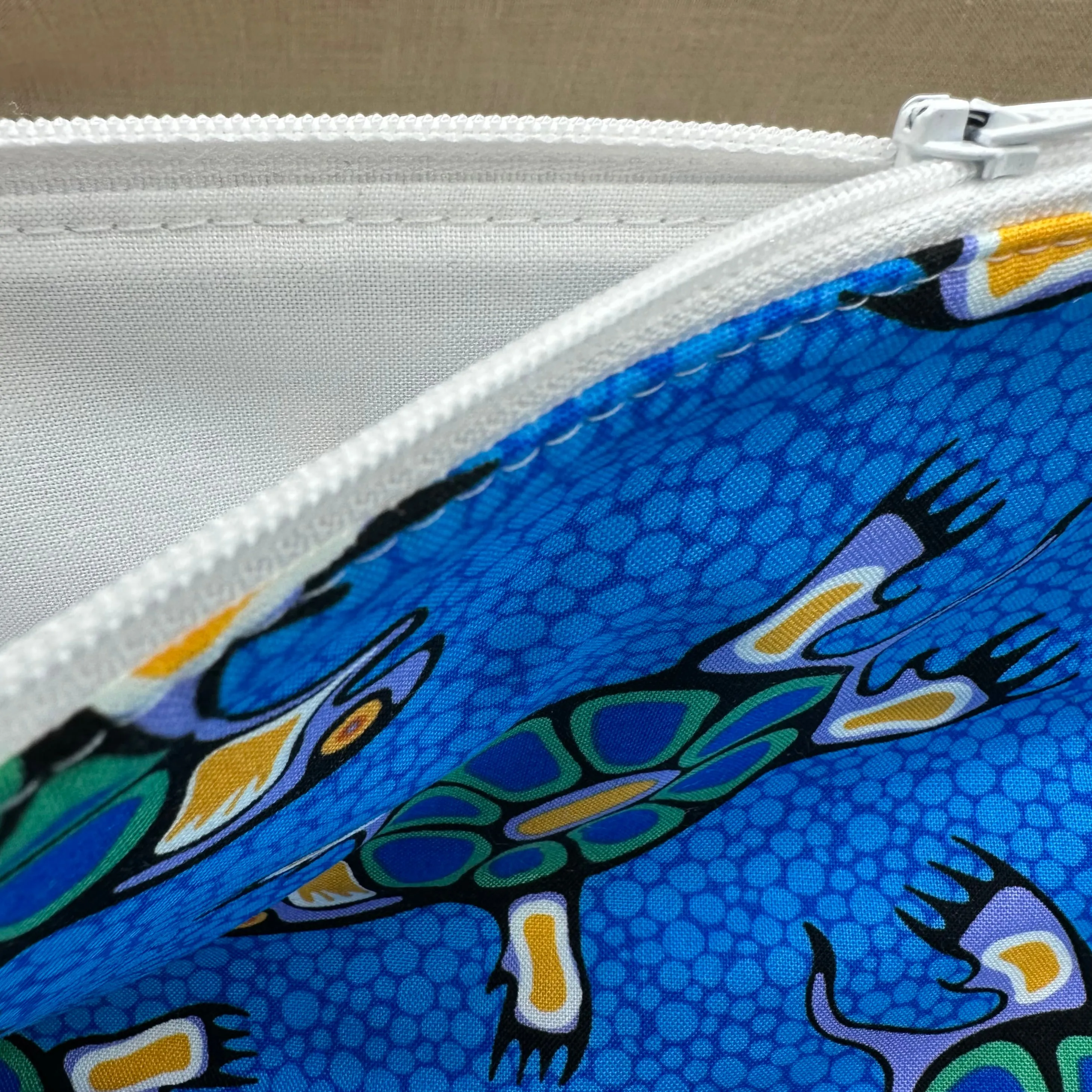 Turtle Toss - Project Bag with Coordinating Notions Pouch