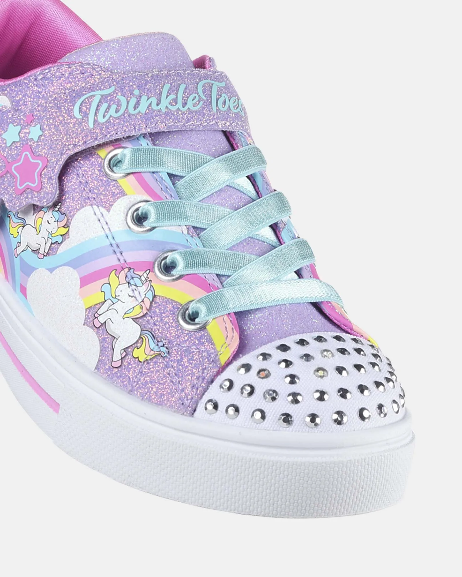 Twinkle Toes Sparks Jumpin Clouds Youth Lavender/Multi