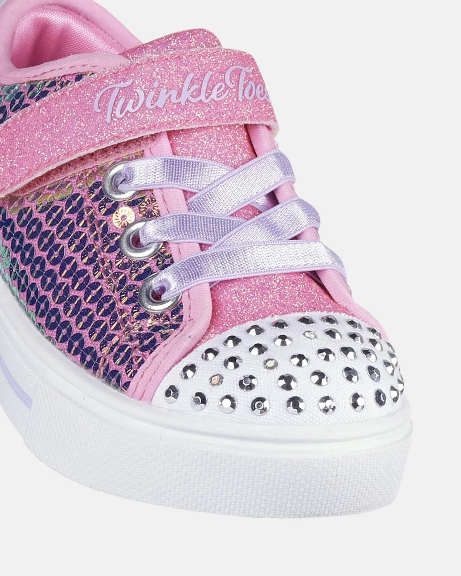 Twinkle Toes Sparks Sequin Party Infant Pink Multi