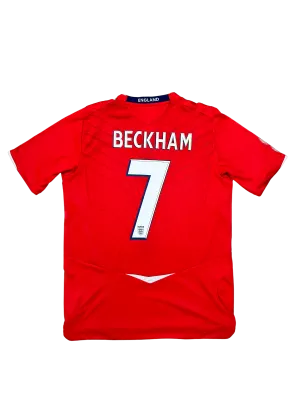 Umbro England 2008 Away Football Shirt 'BECKHAM'