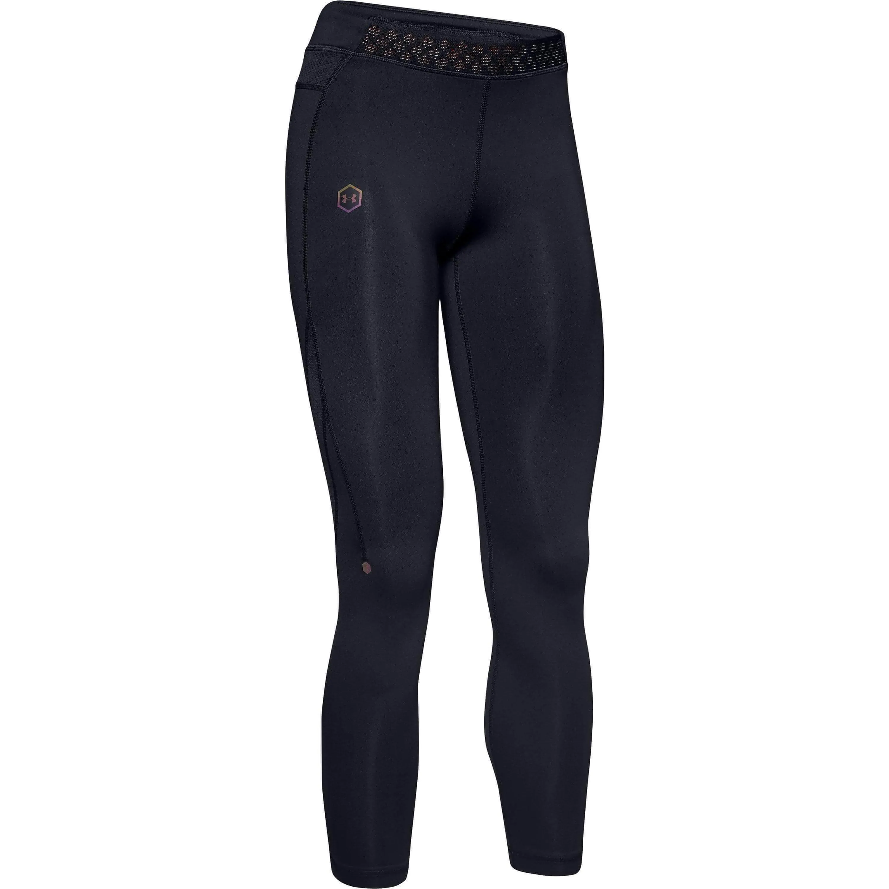 Under Armour HeatGear Rush Run Womens Long Running Tights - Black