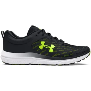 'Under Armour' Men's Charged Assert 10 - Black / Black / High Vis Yellow