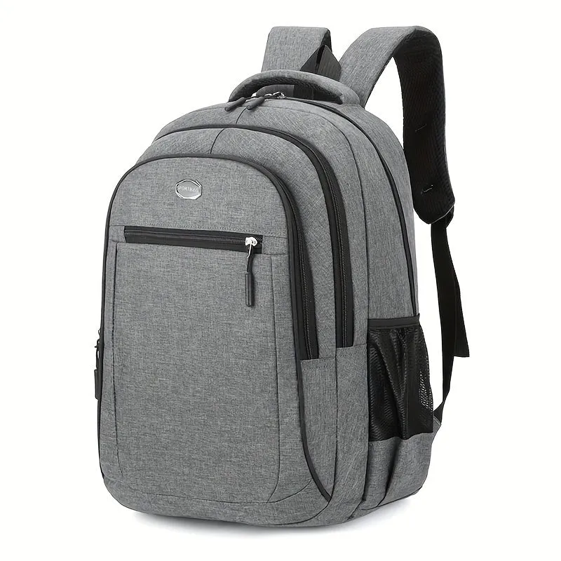 Unisex High-Capacity Backpack – Lightweight, Water-Resistant, Multi-Pocket Nylon Bag for School and Commuting