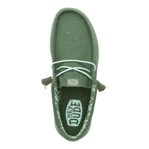 Wally Stretch Canvas - Duck Green/Iceberg Green