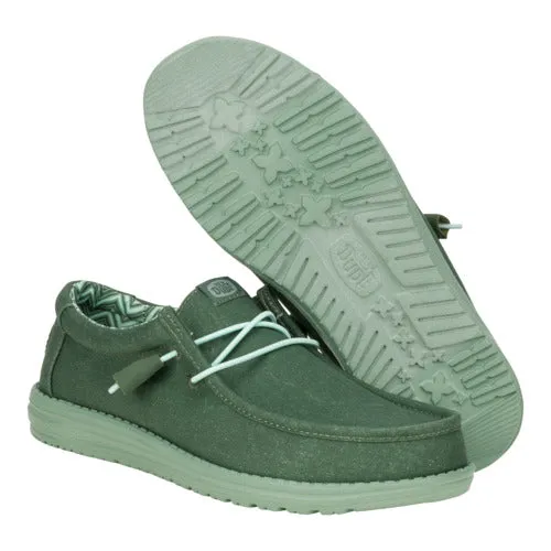 Wally Stretch Canvas - Duck Green/Iceberg Green