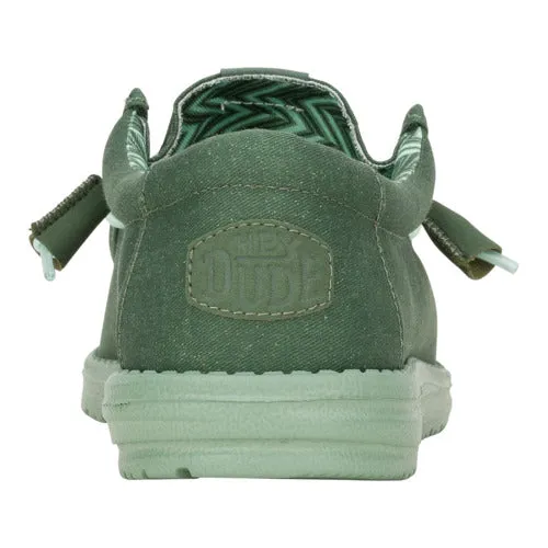 Wally Stretch Canvas - Duck Green/Iceberg Green