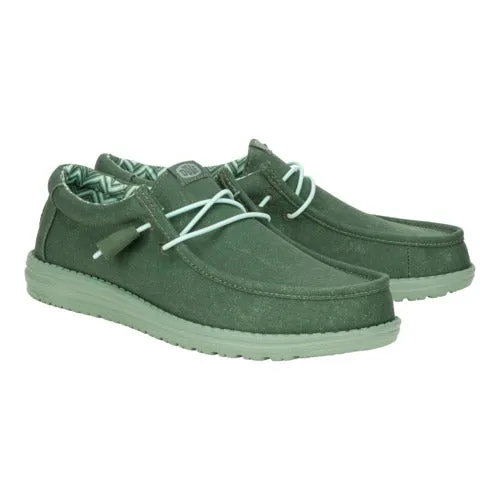 Wally Stretch Canvas - Duck Green/Iceberg Green