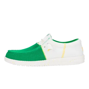 Wally Tri Varsity Mesh - White/Green