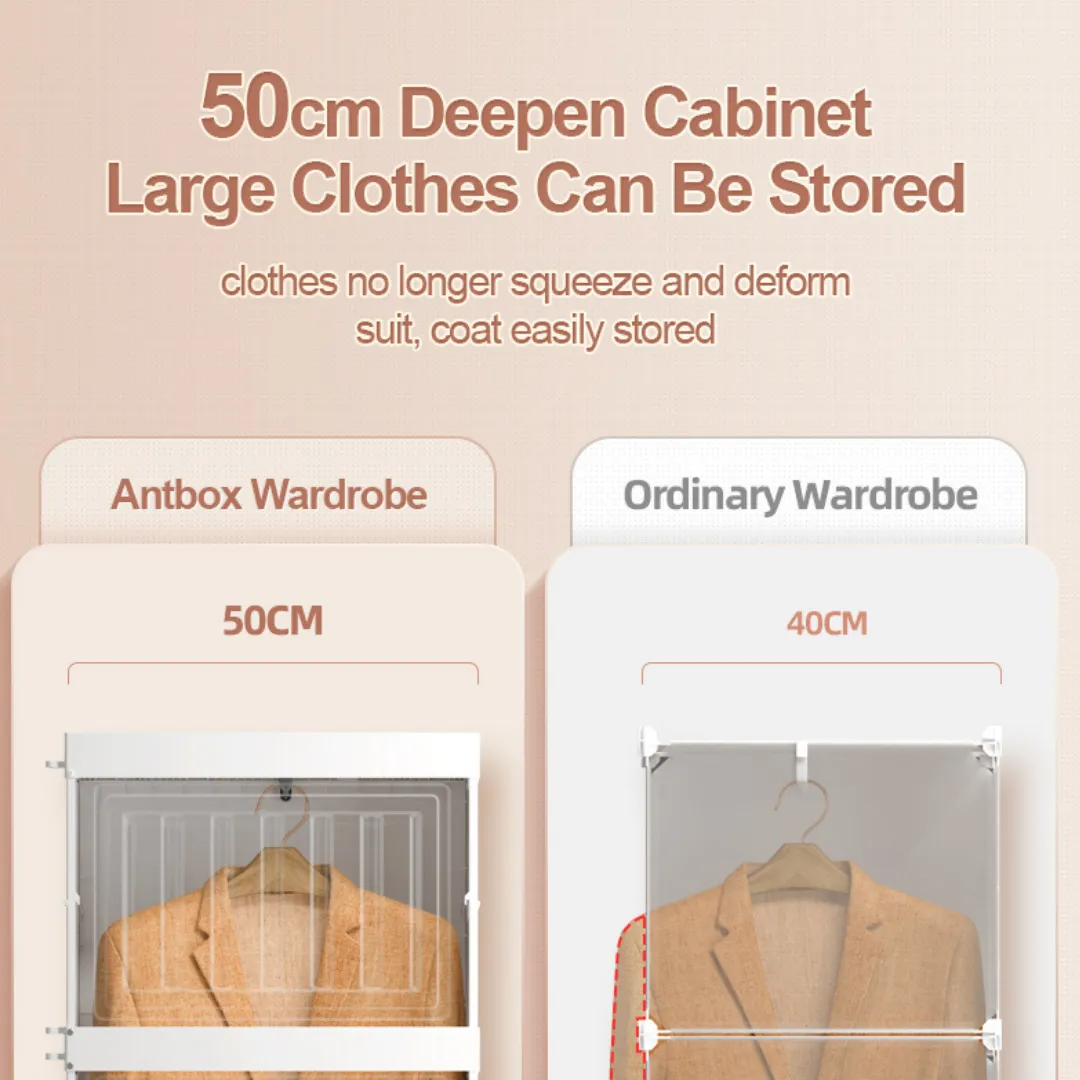 Wardrobe Transparent 2 Door