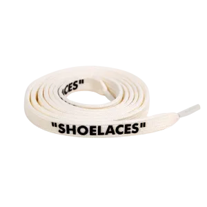 White Off-White Style "SHOELACES"