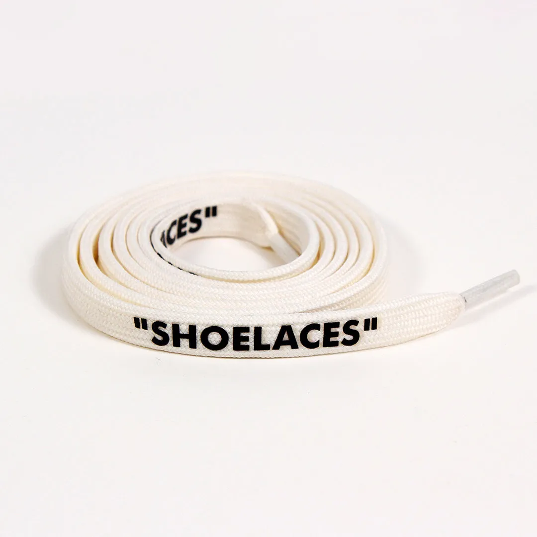 White Off-White Style "SHOELACES"