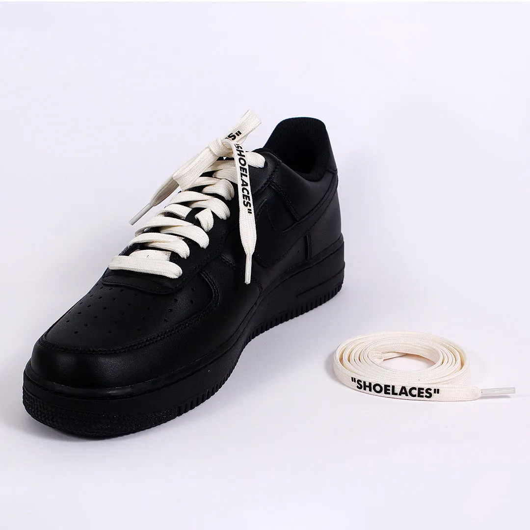 White Off-White Style "SHOELACES"