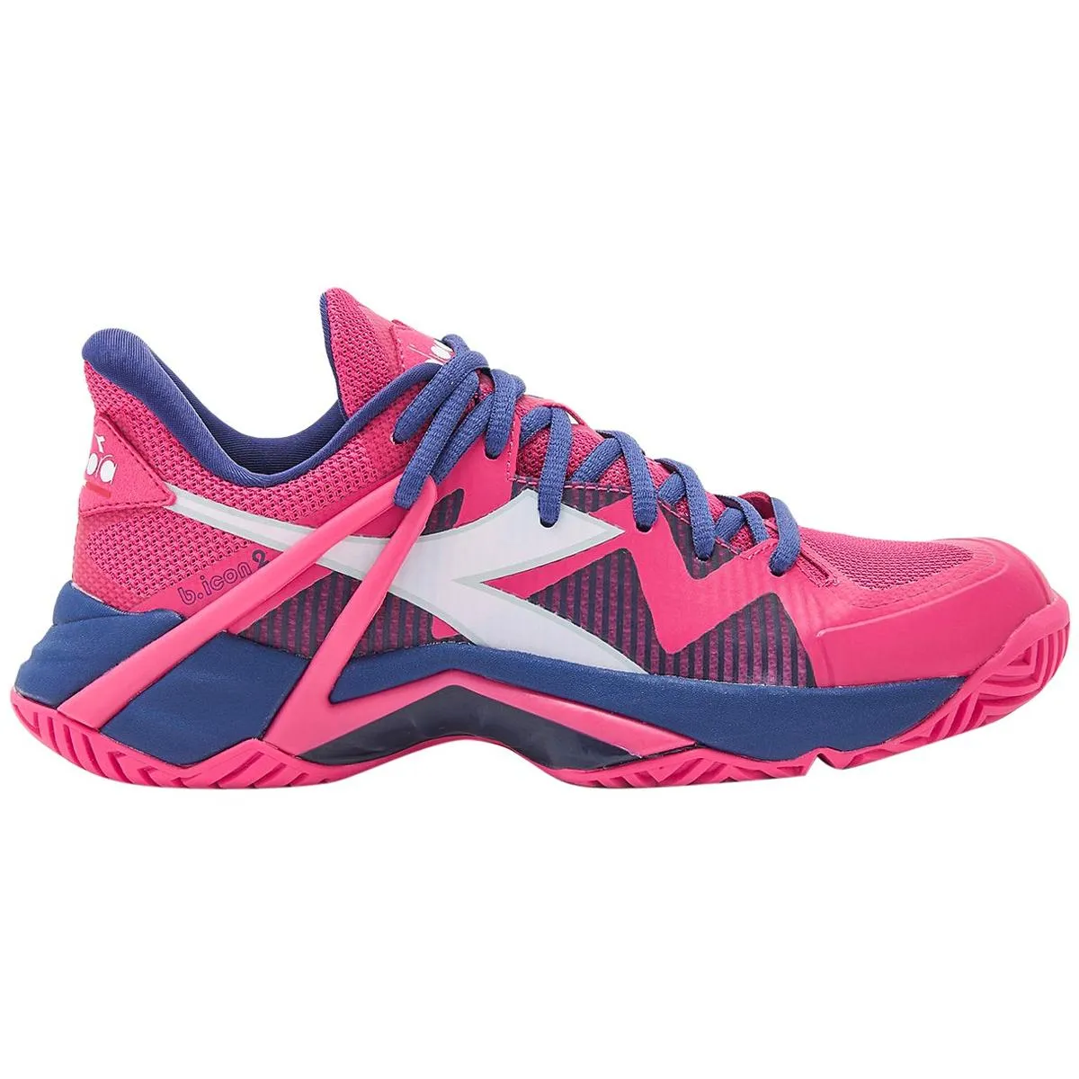 Women's B.Icon 2 AG Tennis Shoes Pink Yarrow and White