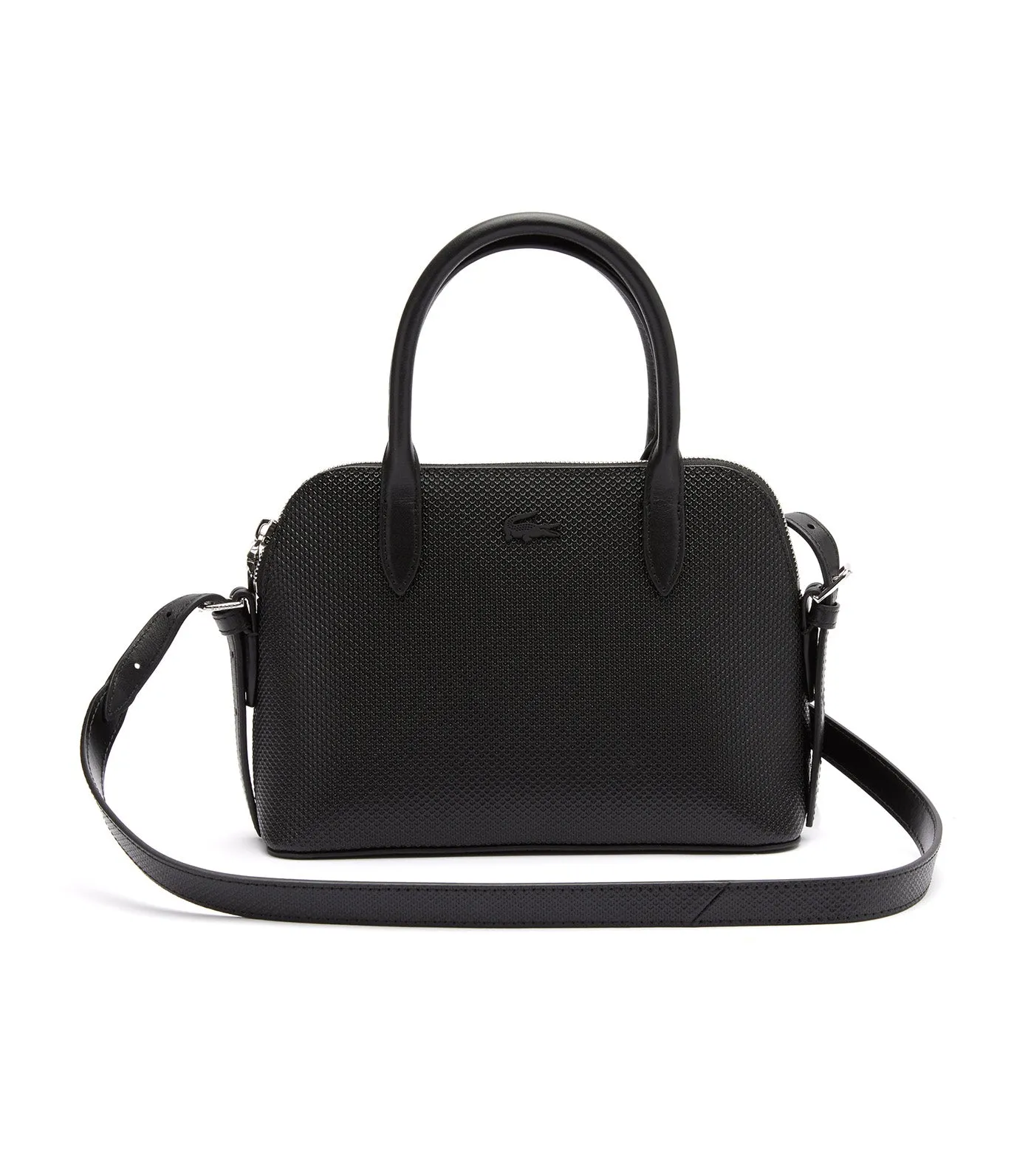 Women's Chantaco Piqué Leather Top Handle Bag Noir