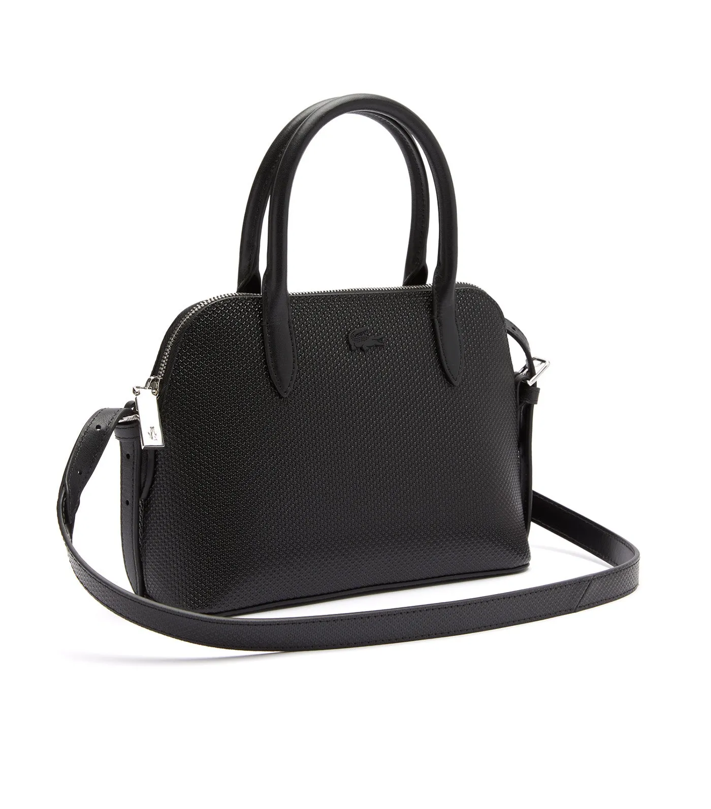 Women's Chantaco Piqué Leather Top Handle Bag Noir