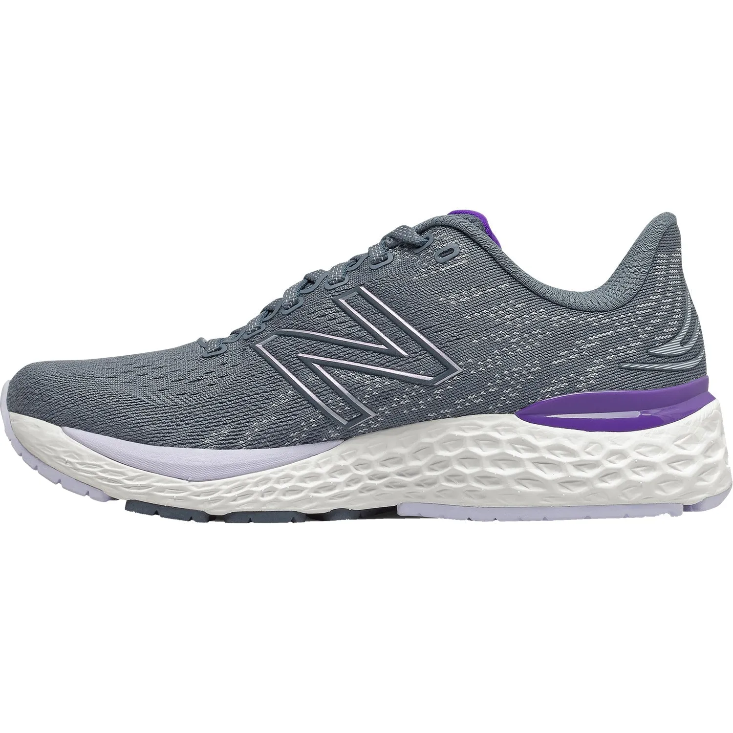 Women's New Balance Fresh Foam W880D11 Ocean Grey/Deep Violet Mesh