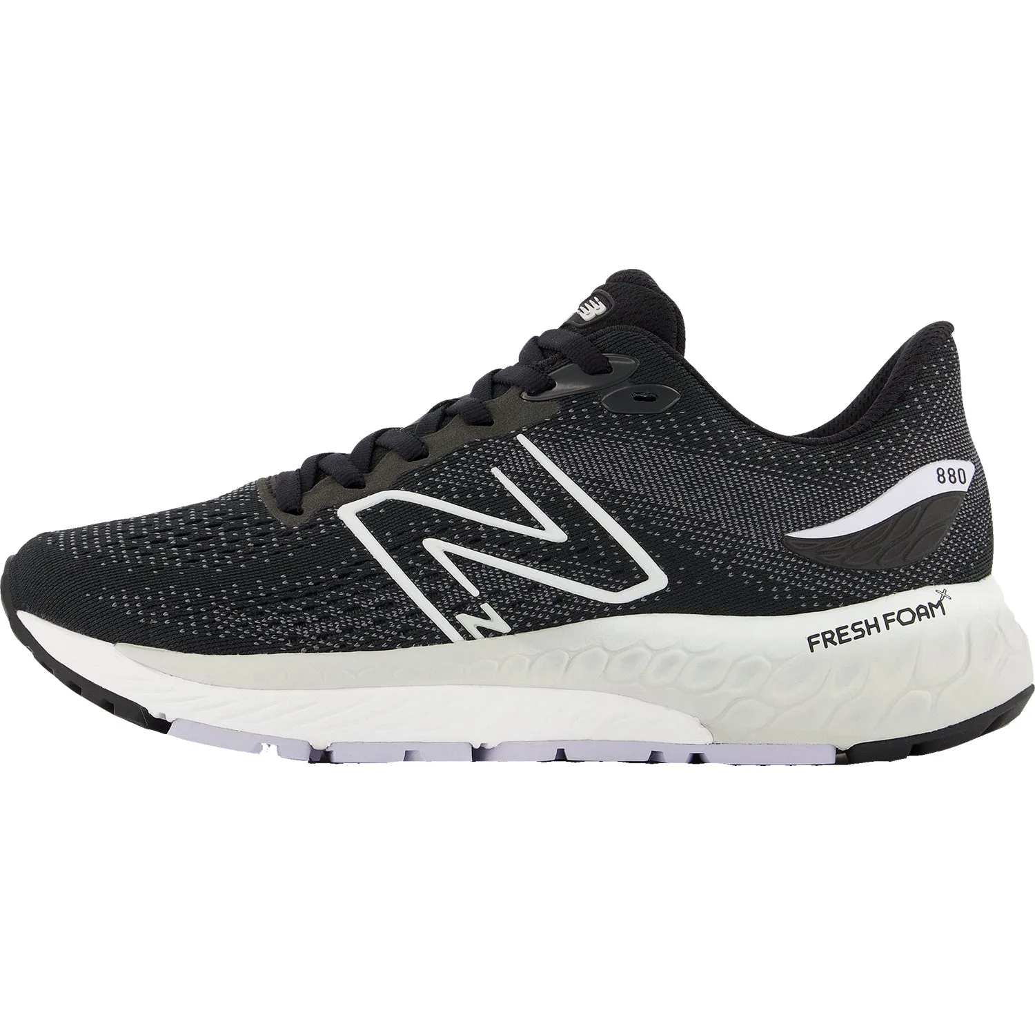 Women's New Balance Fresh Foam X W880B12 Black/Violet Haze/Steel Mesh