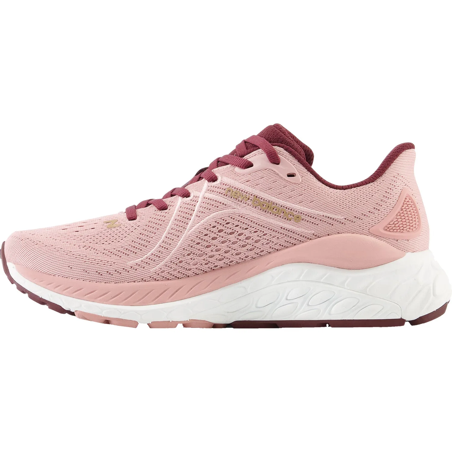 Women's New Balance W860R13 Fresh Foam X Pink Moon/Burgundy Mesh