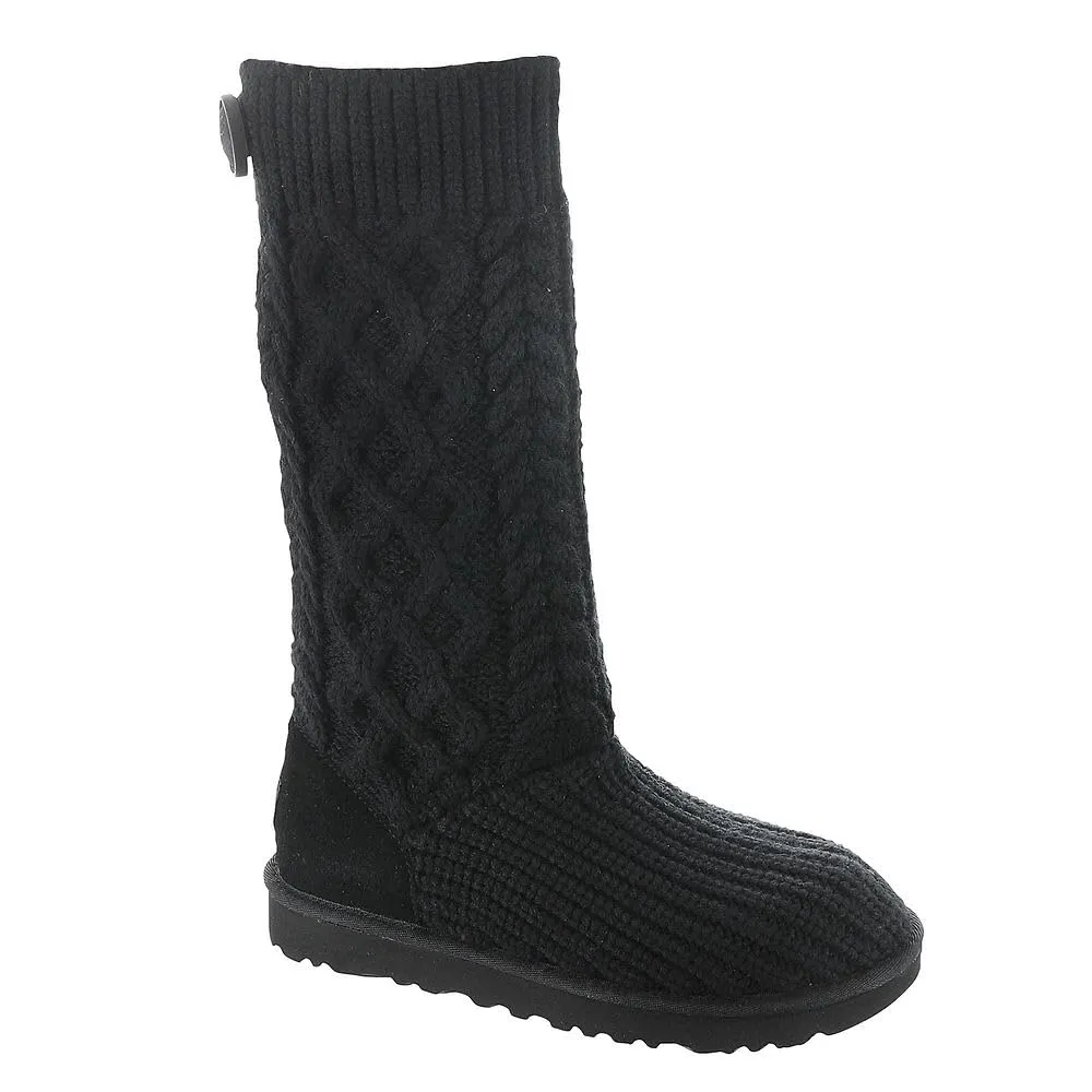 Women's Shoes UGG   CABLED KNIT Boots 1146010 BLACK