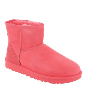 Women's Shoes UGG CLASSIC MINI II Sheepskin Ankle Boots 1016222 PUNCH PINK