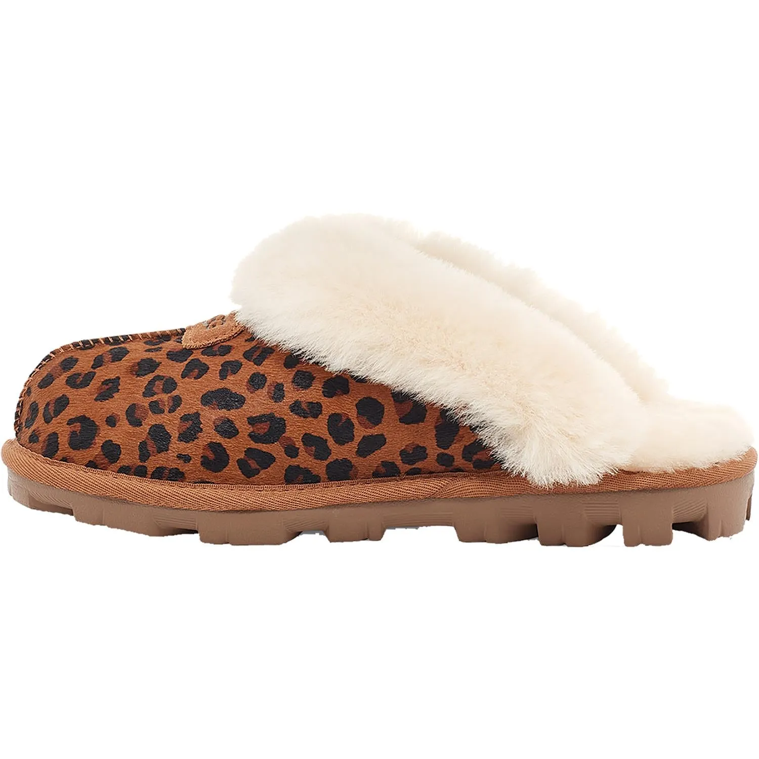 Women's UGG Coquette Leopard Natural Sheepskin