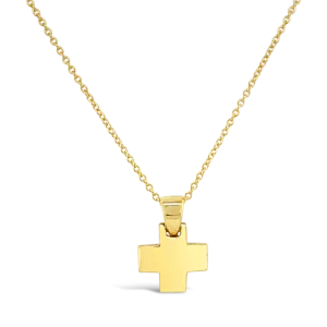 Yellow Gold Cross Pendant