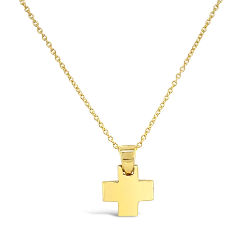 Yellow Gold Cross Pendant