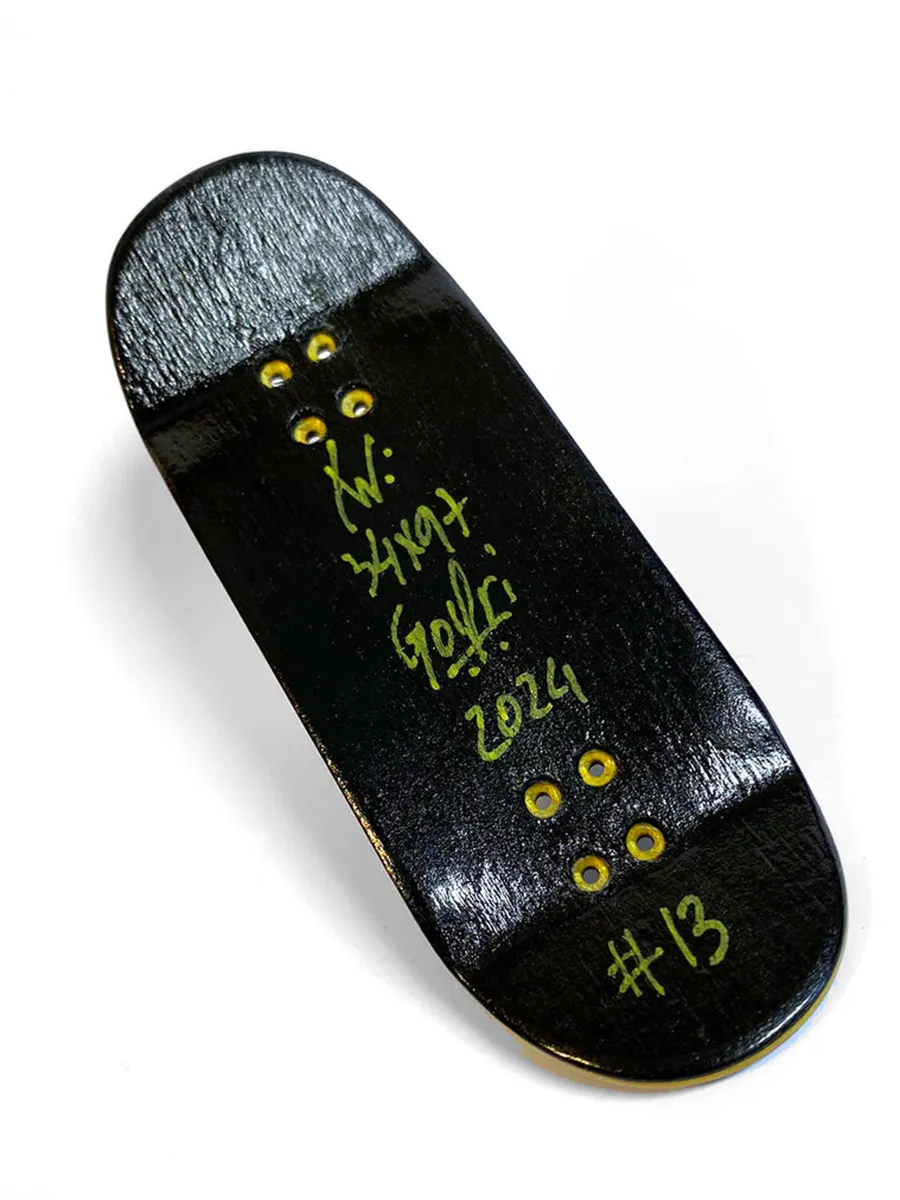 Yellowood Fingerboard Deck - P6 Engraved